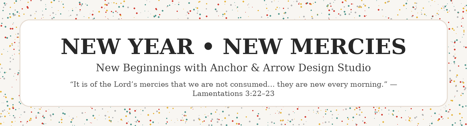 Holiday Scripture Banner