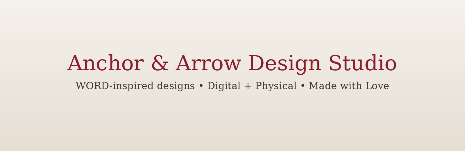 Anchor & Arrow Banner