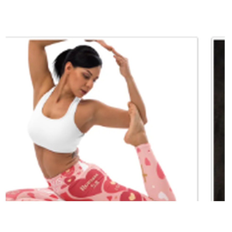 Jesus Loves Me Yoga Leggings product image