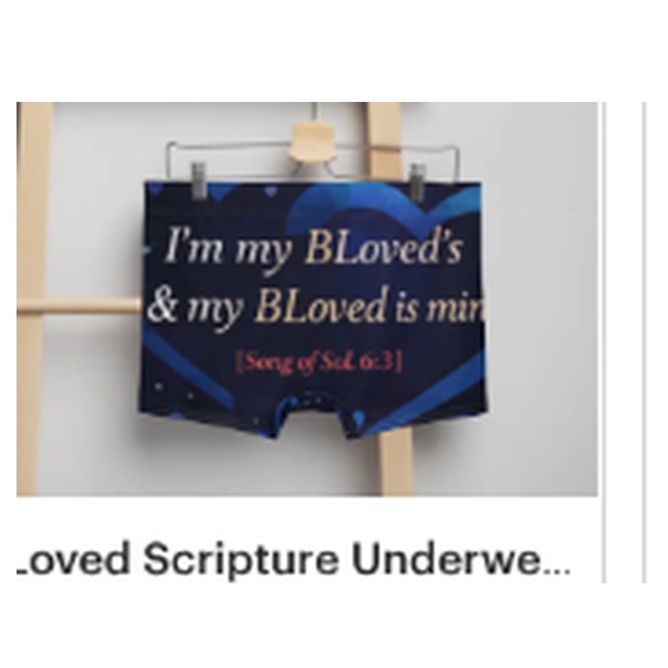 Beloved Scripture Underwear product image