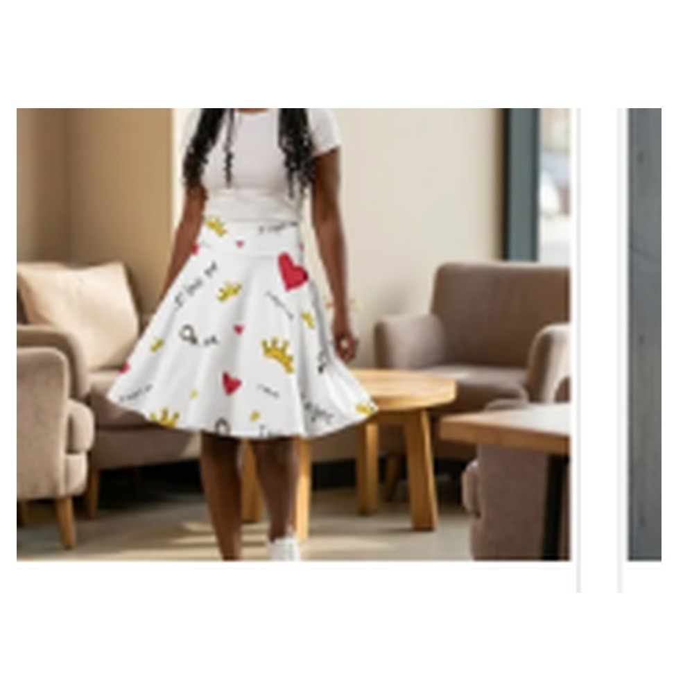 Hearts and Crowns Skater Dress product image