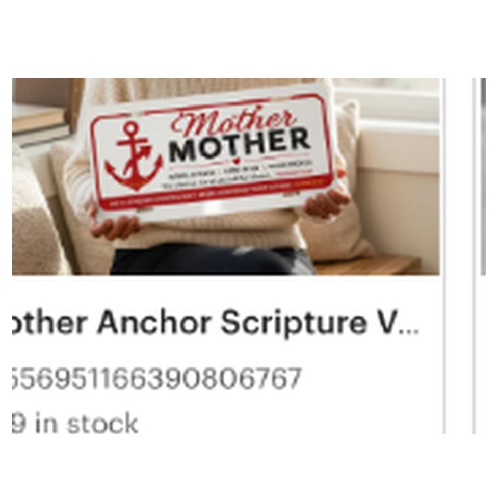 Mother Anchor Scripture Pillow product image