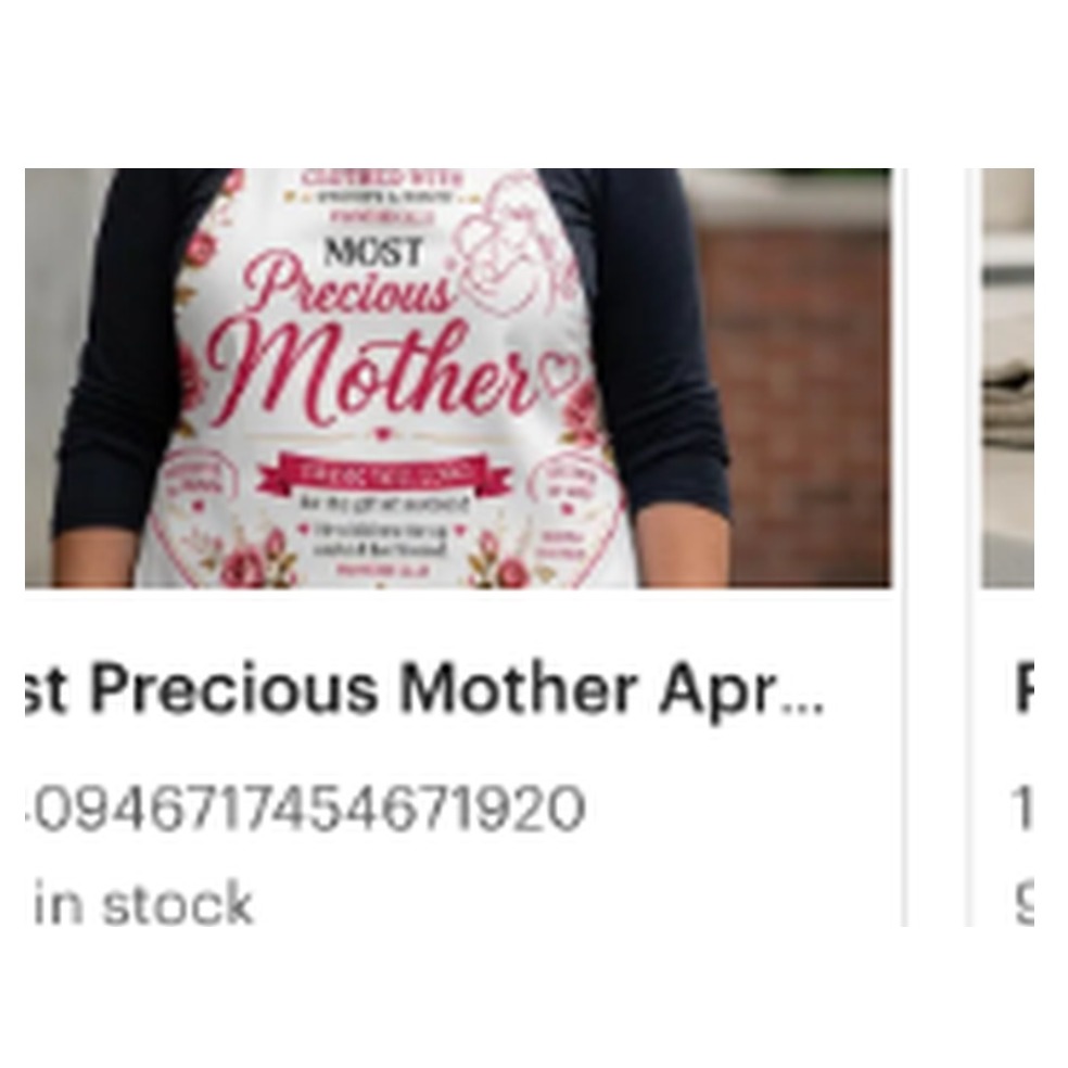 Most Precious Mother Apron product image