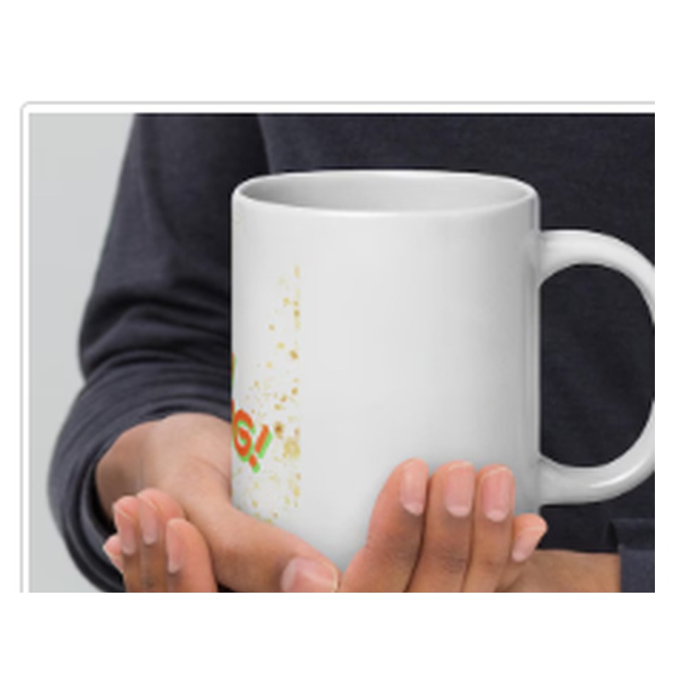 Behold White Glossy Mug product image